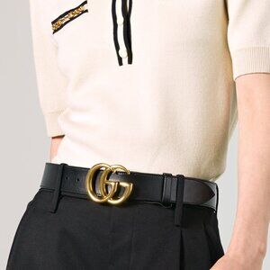 LIKE NEW Gucci GG Marmont wide belt